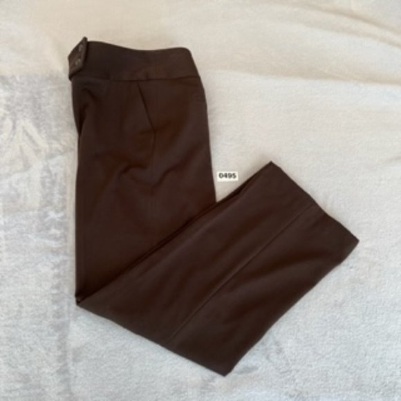 Apt 9 Modern Fit Women's Trousers 10 Brown - Picture 13 of 13